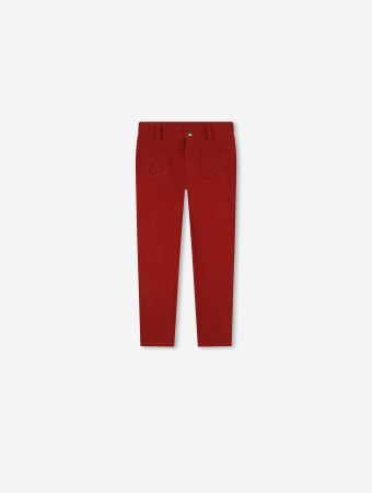 Chloe Kids Dark Red Trousers