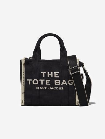 Marc Jacobs Black The Small Tote Bag