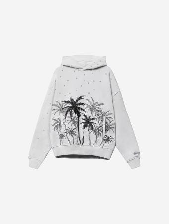 Only The Blind Grey Starry Night Hoodie