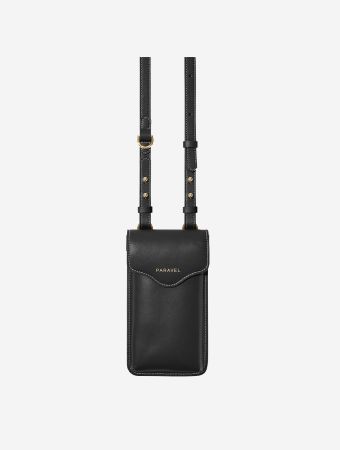 Paravel Derby Black Phone Bag