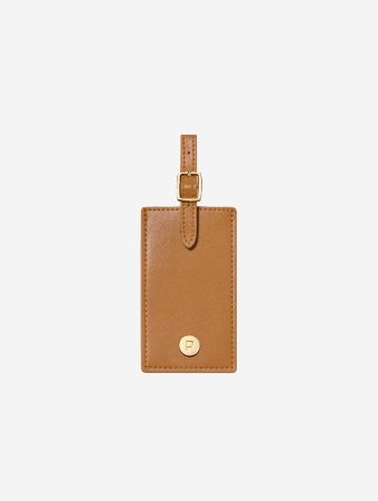 Paravel Atlas Tan Luggage Tag