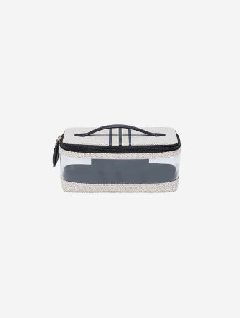 Paravel Domino Black Cabana See All Vanity Case