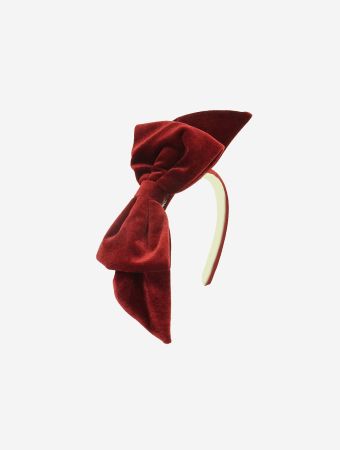 Milk X Soda Burgundy Annabeth Headband