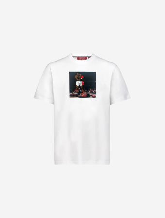 Mostly Heard Rarely Seen 8-Bit White Knockout T Shirt