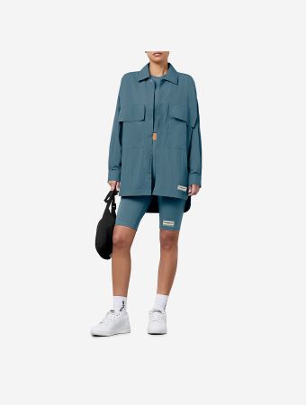 The Giving Movement Elemental Blue Shell Pocket Shacket