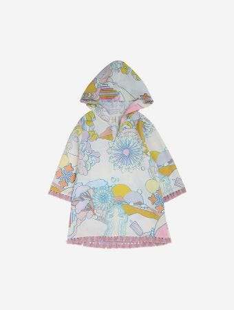Zimmermann Watercolour Multicolor Pop Hooded Coverup