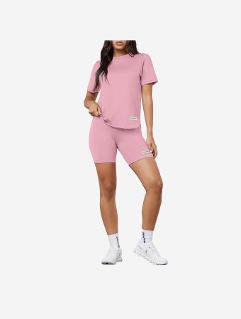The Giving Movement Sugar Pastel Pink Women'S Softskin Curved Hem T Shirt
