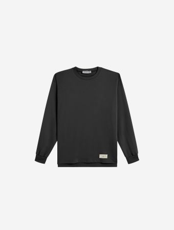 The Giving Movement Pitch Black Softskin Oversized Long Sleeve T Shirt