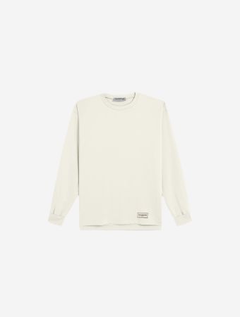 The Giving Movement Off White Softskin Oversized Long Sleeve T Shirt