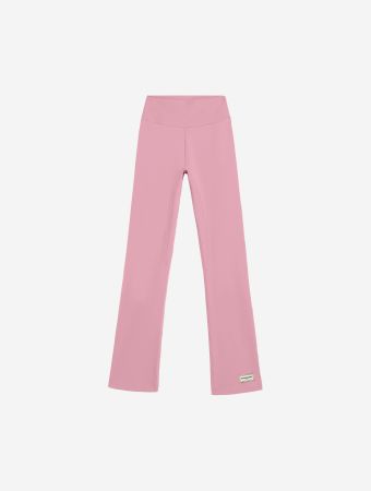The Giving Movement Sugar Pastel Pink Softskin Flared Leggings