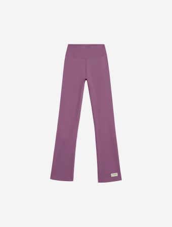 The Giving Movement Mauve Softskin Flared Leggings