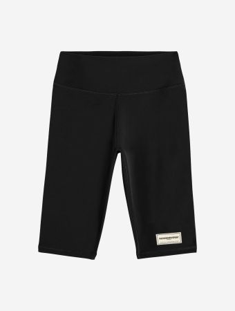 The Giving Movement Pitch Black Softskin Long Biker Shorts