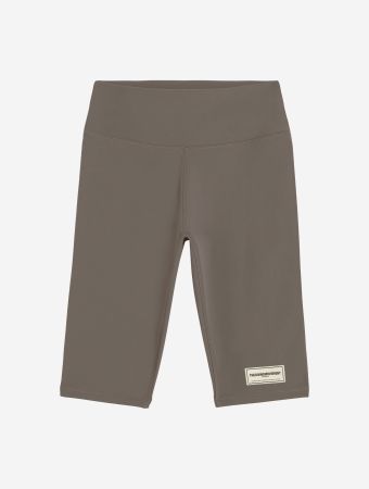The Giving Movement Khaki Softskin Long Biker Shorts
