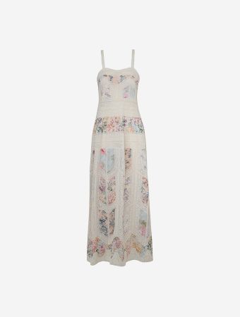 Zimmermann Spliced Halliday Lace Trim Slip Dress