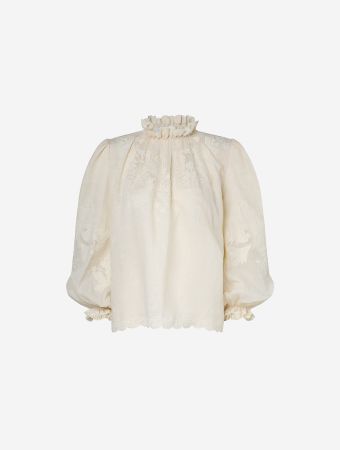 Zimmermann Tea Waverly Embroidered Blouse