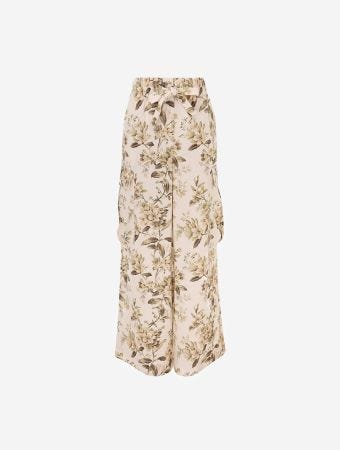 Zimmermann Sage Toile Floral Golden Relaxed Pocket Pants