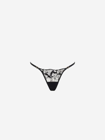 Bluebella Black Sheer Kalmia Brief