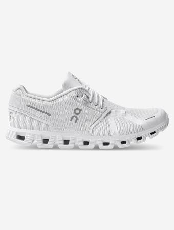 On Running Cloud 5 All White Casual Shoes