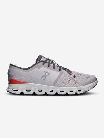 On Running Cloud X 4 Silver Flame Running Shoes