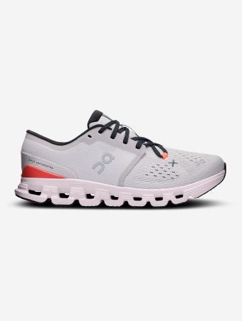 On Running Cloud X 4 Silver Flame Running Shoes