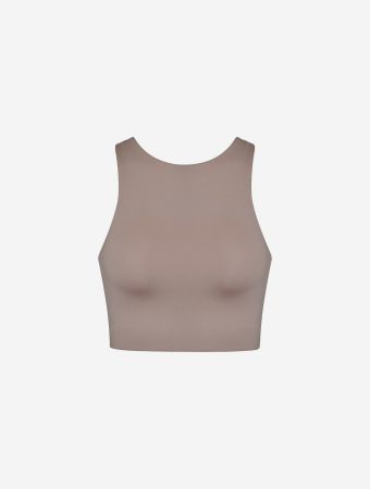 Girlfriend Collective Porcini Dylan Crop Bra