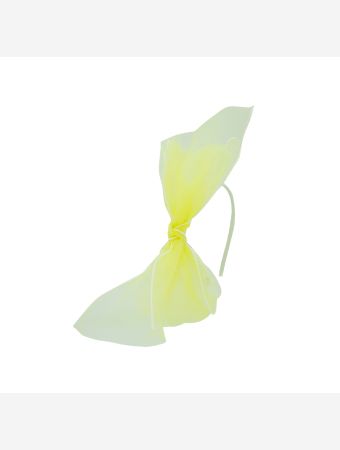 Milk X Soda Yellow Nadia Bow Headband
