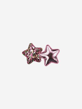 Milk X Soda Baby Pink Double Stars Hair Clip