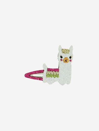 Milk X Soda White Lana Lama Hair Clip