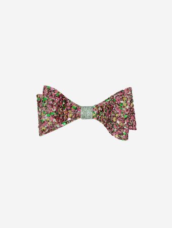 Milk X Soda Pink Multi Gianna Ribbon Hair Clip