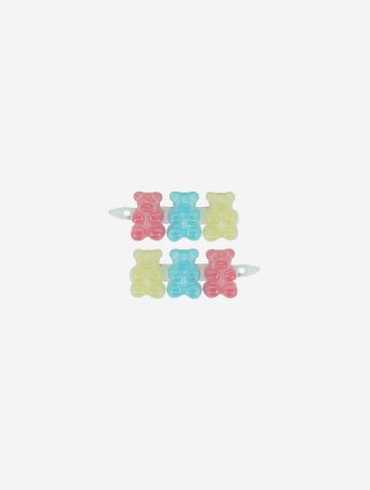 Milk X Soda Blue Trio Teddy Hair Clip
