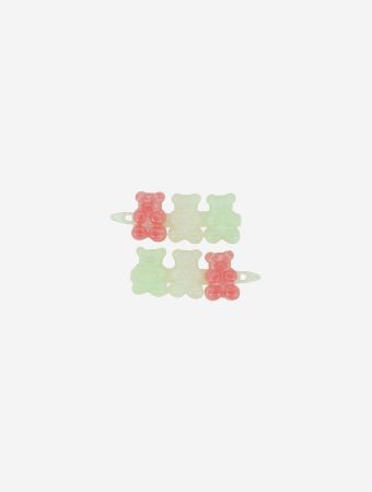 Milk X Soda White Trio Teddy Hair Clip
