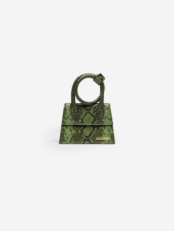 Jacquemus Green Le Chiquito Noeud Bag