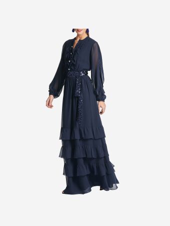 Sachin & Babi Midnight Venus Maxi Gown