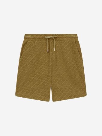 Frescobol Carioca Spinach Augusto Copacabana Jacquard Shorts