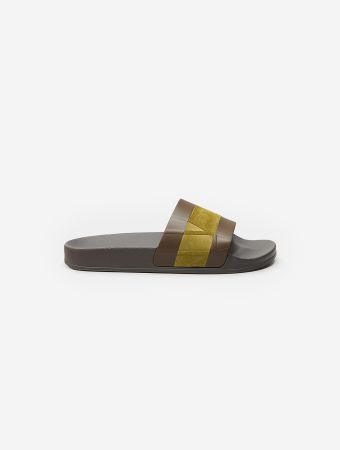 Frescobol Carioca Spinach Humberto Sliders Striped