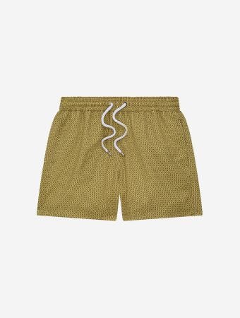 Frescobol Carioca Lemon Spinach Sport Swim Short Ipanema Star Print