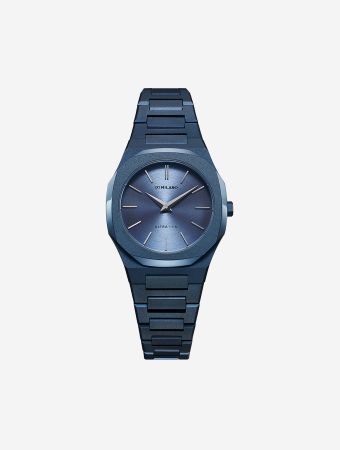 D1 Milano Blue Sandblast Unisex Watch Ut 30Mm
