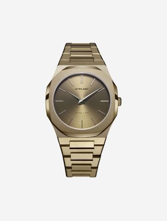 D1 Milano Khaki Sandblast Gents Watch Ut 40Mm