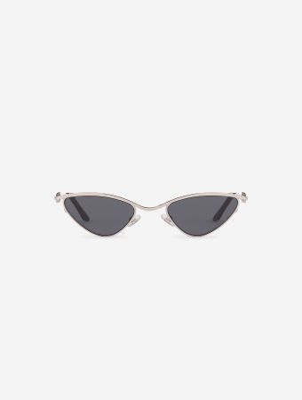 Karen Wazen Silver Zoe Sunglasses
