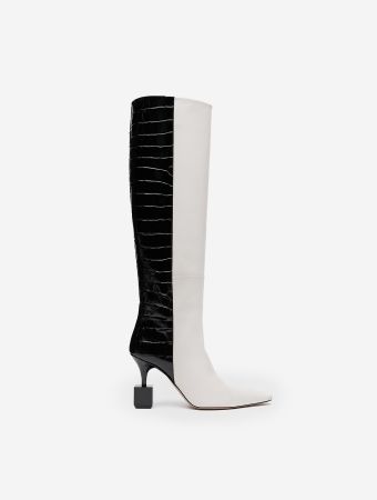 Jacquemus Black White Les Bottes Bisou Boots