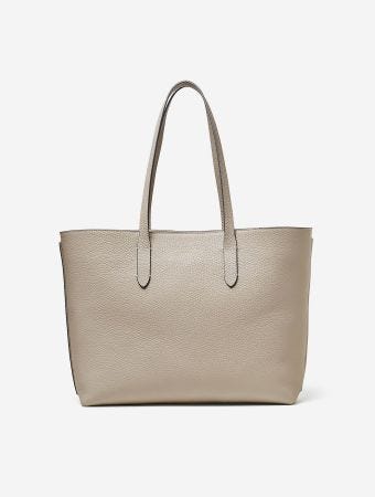 Aspinal Of London East West Tote Dove Pebble Handbags