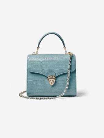 Aspinal Of London Mayfair Midi Small Croc Handbags