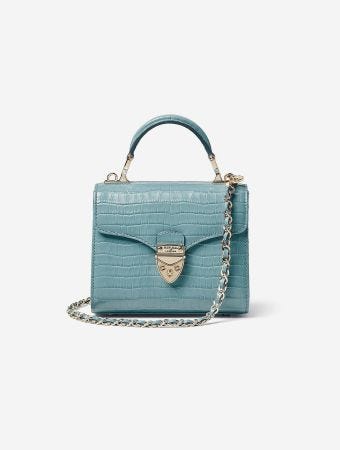 Aspinal Of London Mayfair Mini Small Croc Handbags