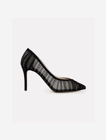 Andrea Wazen Black Nora Pump