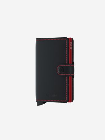 Secrid Black Red Miniwallet Matte Mm Card Holders