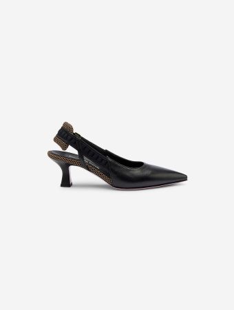 Benedetta Boroli Black Tea Heels