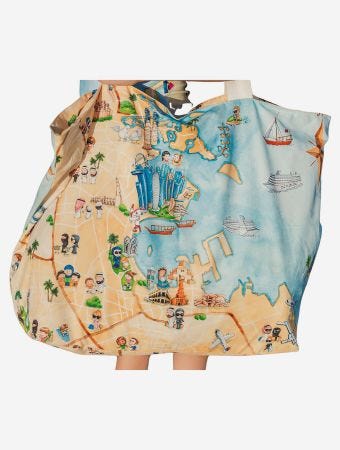 Hadya N More Colorful Beach Bag
