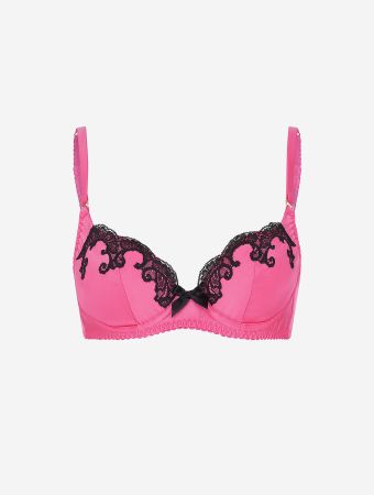 Agent Provocateur Candy Pink Black Molly Bra
