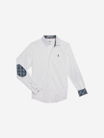 Vicomte A White Cais1 Oxford Shirt