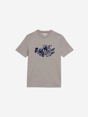 Vicomte A L. Mel Grey Tony1 Flowers Artwork T Shirt